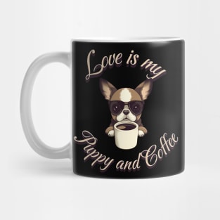 Love is My Puppy and Coffee Mug